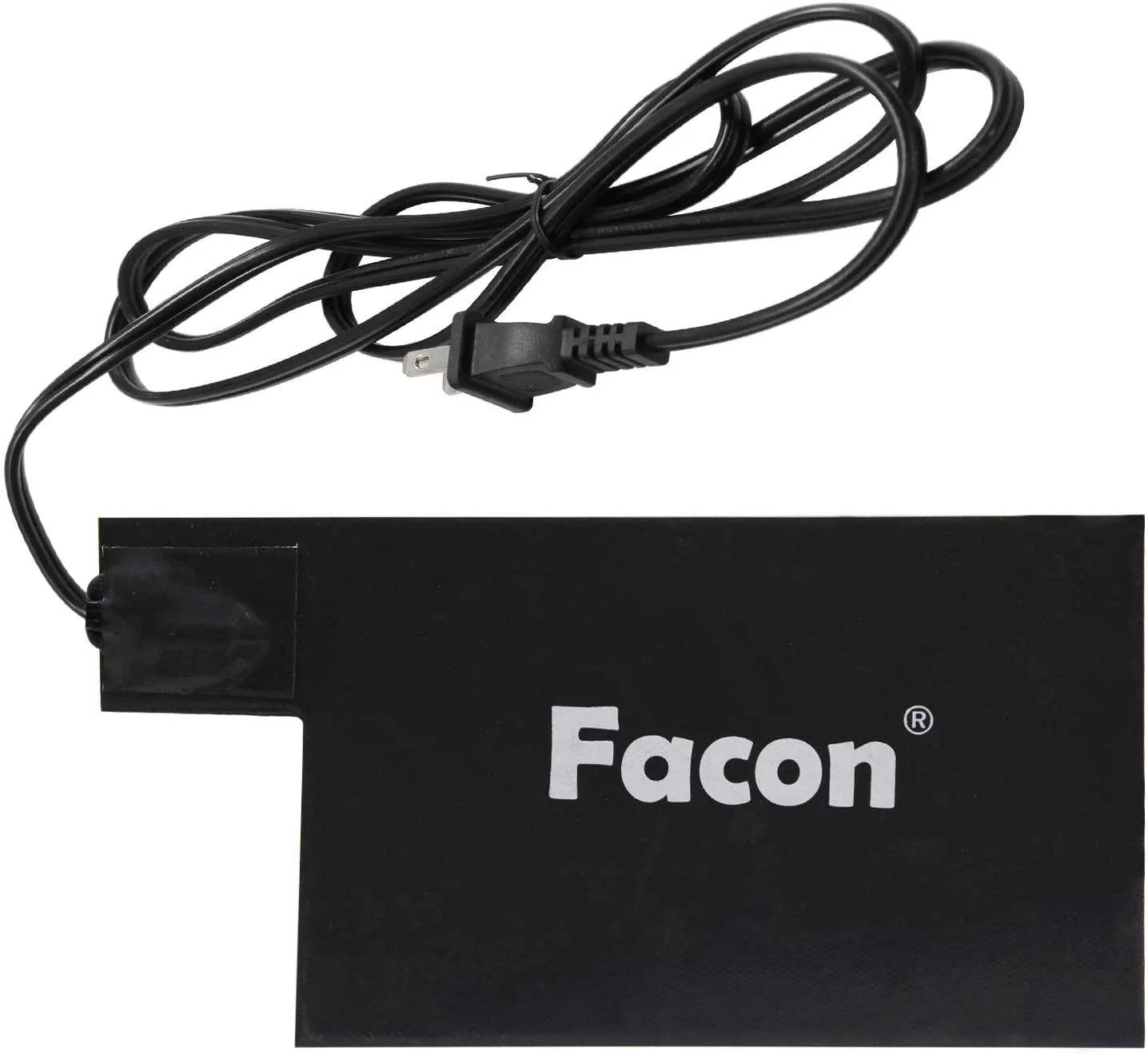 Facon 8-1/2'' x 5-1/2'' Silicone Battery Heater Pad with Thermostatically controlled, Automotive Electric Silicone Heating Pad, 120V, 60Watts