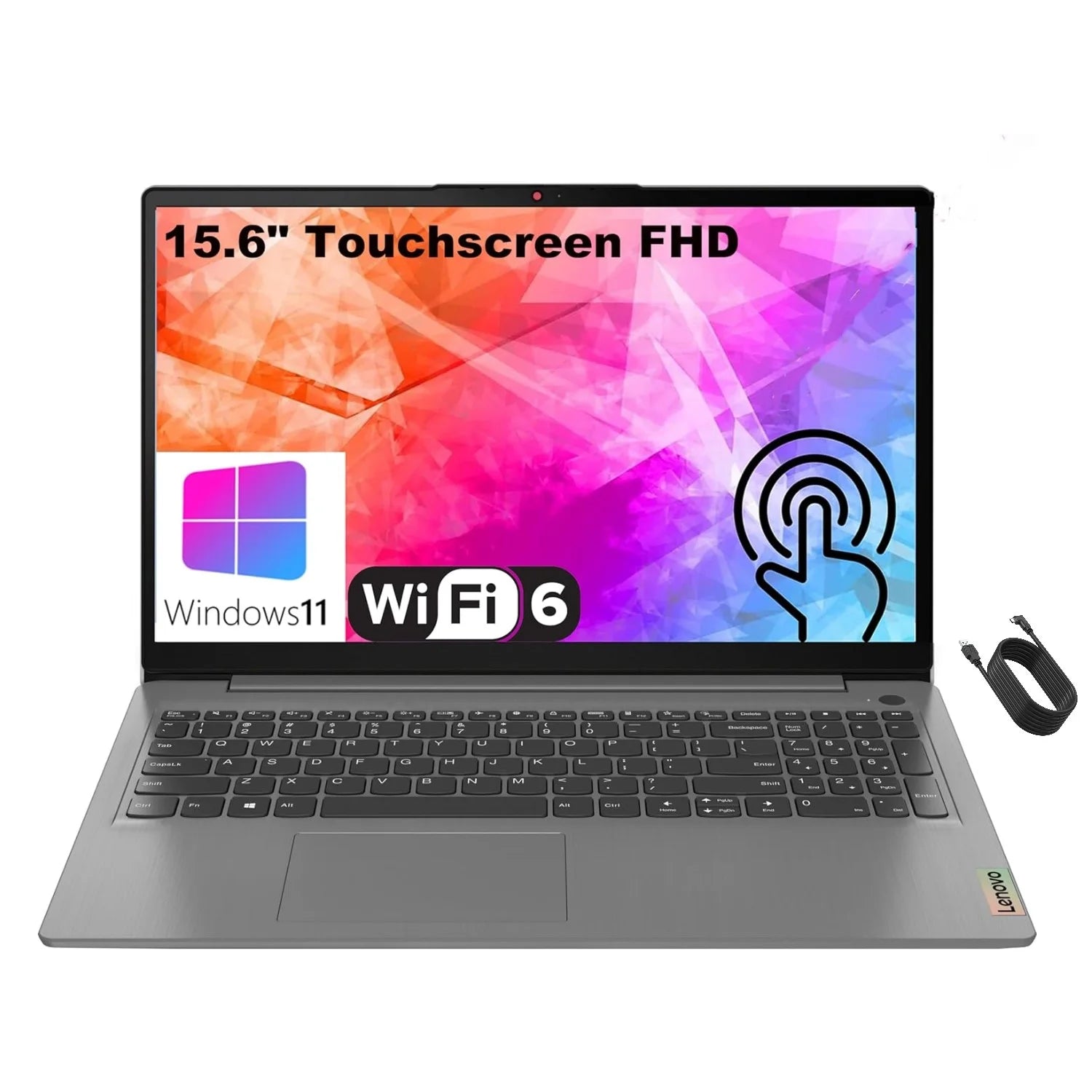 Lenovo IdeaPad 3i 15.6 Touchscreen FHD Laptop Computer, Intel Core i3-1115G4 (Beat i5-10210U), 16GB DDR4 RAM, 512GB PCIe SSD, WiFi 6, Bluetooth 5.1, Arctic Grey, Windows 11 S