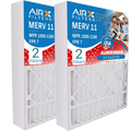 17.5x27x5 Air Filter MERV 11 Comparable to MPR 1000, MPR 1200 & FPR 7 Compatible with Trane BAYFTFR17M Replacement Filter 2 Pack by AIRX FILTERS WICKED CLEAN AIR.