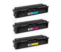 PrinterDash Compatible Replacement for Color LaserJet Pro M255/M282/M283 Series Toner Cartridge Combo Pack (C/M/Y) (NO. 206A) (W221CMY-DYI) - (NO CHIP)