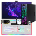 Restored Gaming Desktop PC, Intel Core i5 6th Gen, TechMagnet Zeus, AMD RX 550 Graphics, 32GB RAM, 240GB SSD + 3TB HDD, MTG New 24 Inch Monitor, Gaming Kit Webcam, WiFi, Win 10 Pro (Renewed)