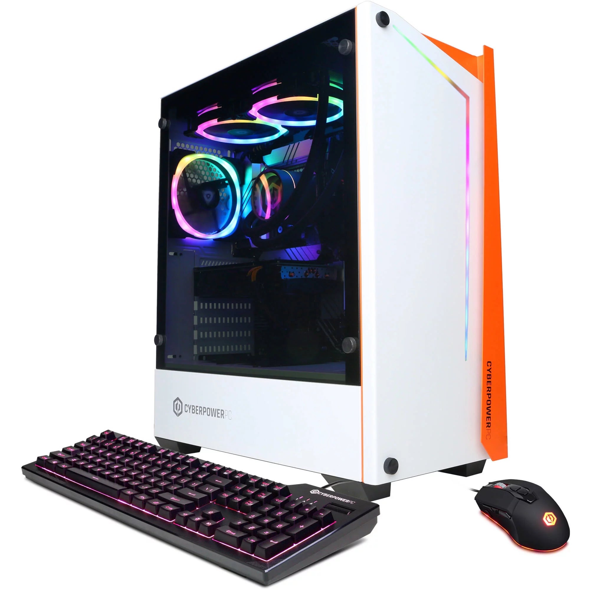 CyberPowerPC Gamer Supreme Liquid Cool Gaming Desktop, Intel Core i9-13900KF, 16 GB DDR5, NVIDIA GeForce RTX 4070 Ti, 2 TB SSD, Windows 11 Home, White, SLC10220CPGV8