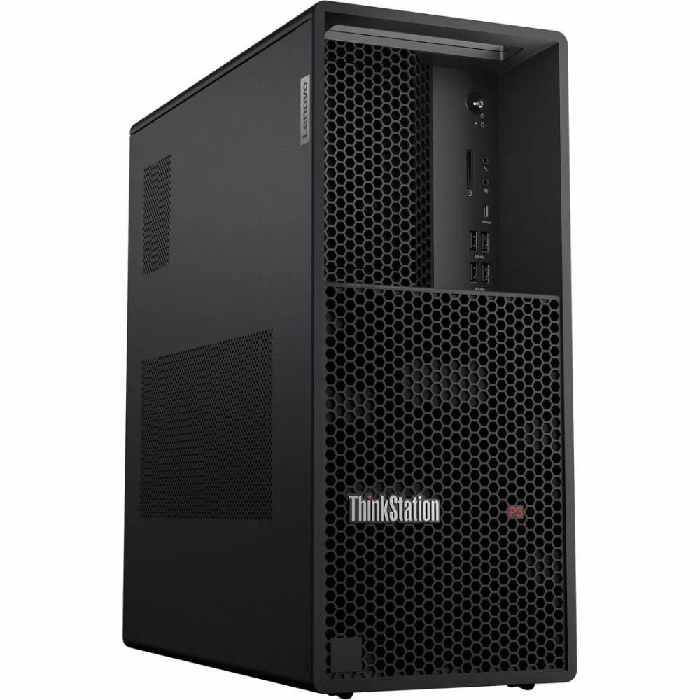 Lenovo ThinkStation P3 30GS006PUS Workstation - 1 x Intel Core i7 Hexadeca-core (16 Core) i7-13700K 13th Gen 3.40 GHz - 32 GB DDR5 SDRAM RAM - 1 TB SSD - Tower - Intel W680 Chip - Windows 11 Pro - ...