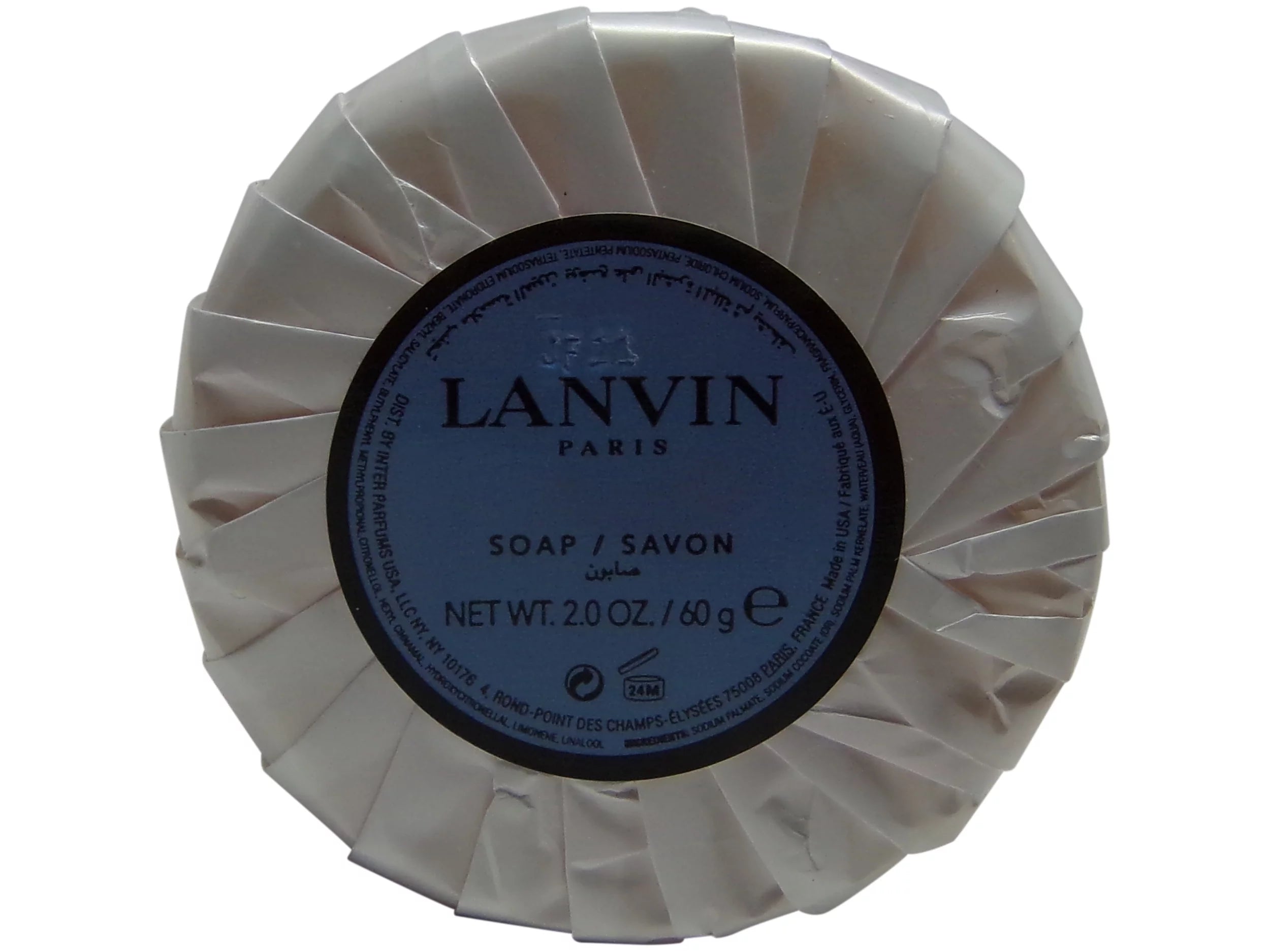 Les Notes de Lanvin Orange Ambre Soap Lot of 8 Bars. Total of 16 Oz