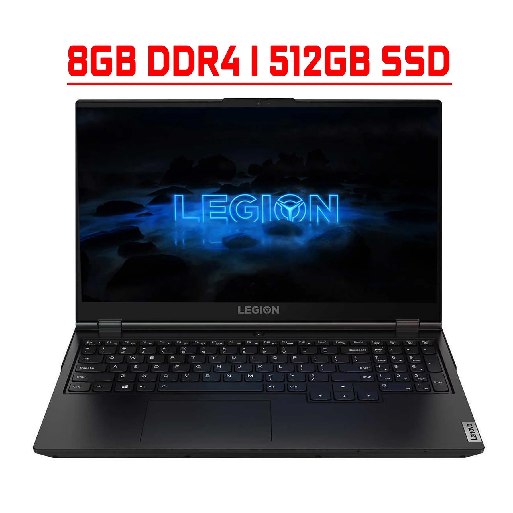 Lenovo Legion 5 Premium Gaming Laptop 15.6 FHD IPS Display 10th Gen Intel 4-Core i5-10300H 8GB DDR4 512GB SSD GeForce GTX 1650 4GB Backlit Keyboard USB-C HDMI Wifi6 Dolby Win10