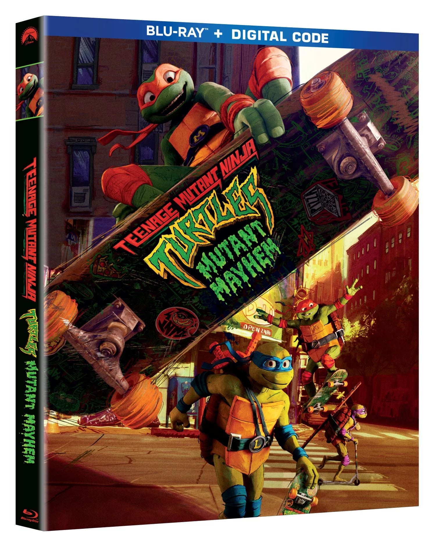 Teenage Mutant Ninja Turtles: Mutant Mayhem (Blu-Ray + Digital Copy), Starring Micah Abbey