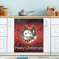 Hyjoy 23x26In Christmas Dishwasher Magnet Cover Decorative Magnetic Door Cover Front Dishwasher Cover Decoration Kitchen Magnetic Panel Sticker for Kitchen