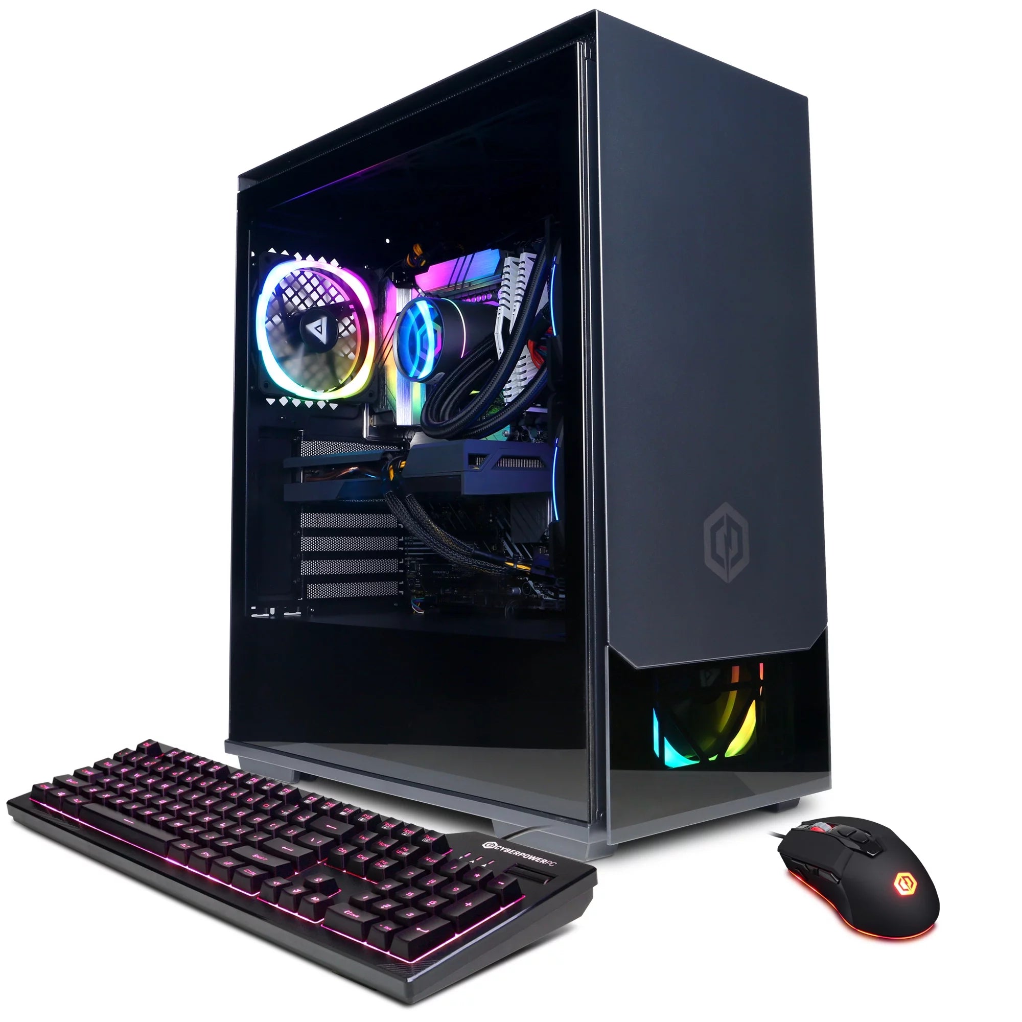CyberPowerPC Gamer Supreme Liquid Cool Gaming Desktop, Intel Core i7-13700KF, 16GB DDR5, NVIDIA GeForce RTX 4070 Ti 12GB, 1TB SSD, Windows 11 Home 64-Bit, Black, SLC10660V8