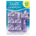 Gillette Venus Comfort Glide Women's Razor and 12 Cartridges, Freesia Scent