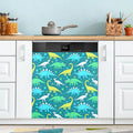 Hyjoy Dinosaur Dishwasher Magnet Cover Decorative Magnetic Door Cover Front Dishwasher Cover Decoration Kitchen Magnetic Panel Sticker for Kitchen,23x26inch
