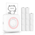 All-in-one Photo Printer Multifunction Portable Printer Wireless Instant Mini Printer Support BT Connection for Smartphone with 11 Paper Rolls 57mm Compatible with iOS Android