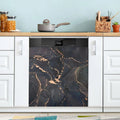 Hyjoy 23x26In Marble Texture Dishwasher Magnet Cover Decorative Magnetic Door Cover Front Dishwasher Cover Decoration Kitchen Magnetic Panel Sticker for Kitchen