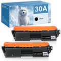 CF230A 30A 30X CF230X Toner Cartridge Compatible for HP Laserjet Pro MFP M203dw M227fdw M227fdn M203d M203dn M227sdn M227 M203 for HP Imageclass MF264dw MF266dn Printer (Black, 2 Pack)