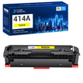 (NO CHIP) 414A Toner Cartridge Compatible for HP 414A W2022A 414X W2022X Color Laserjet Pro MFP M479FDW M479FDN M454DW High Yield Printer Ink (1-PACK, Yellow)