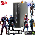 Pre-Owned Gaming HP EliteDesk 800 G1 SFF Desktop Computer Core i5-4th, 16GB Ram, 480GB SSD, 1TB HDD, Nvidia GT 1030, Keyboard & Mouse, WiFi, Bluetooth, Win10 Home (Refurbished)