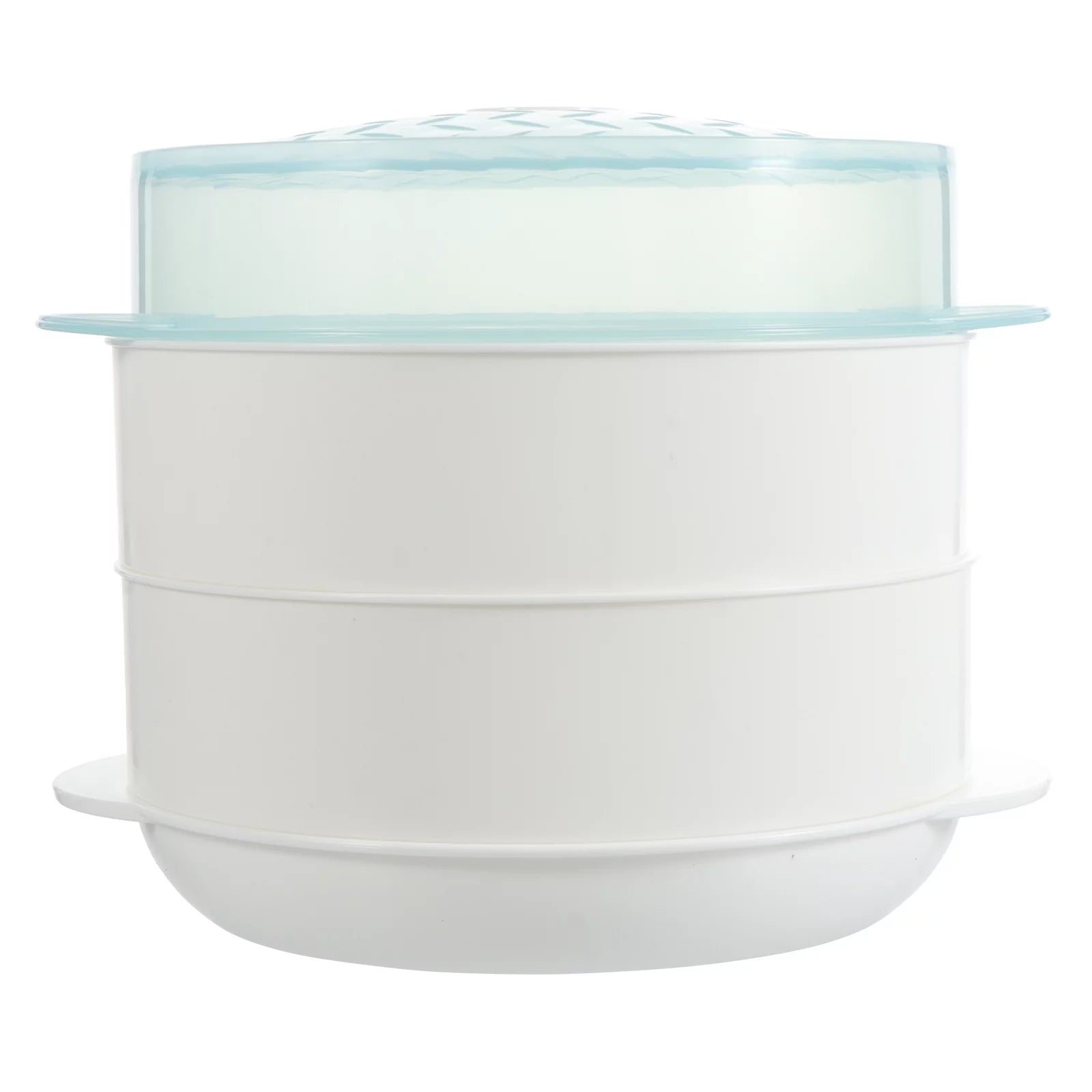 Steamer Microwave Food Cookware Basket Stackable Vegetable Veggie Steaming Dish Bao Bun Plastic Cooking Fish Rice