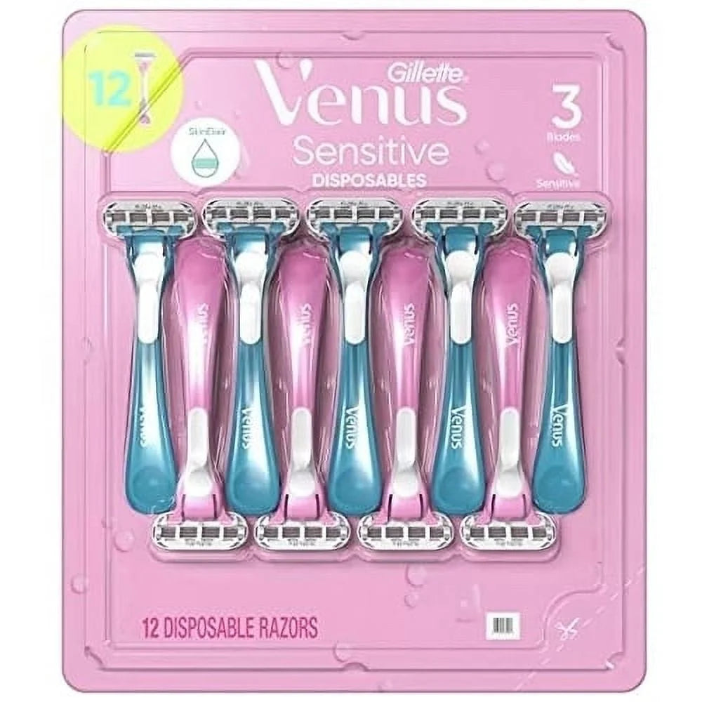 Gillette Venus Sensitive Disposable Razors (12 Count)