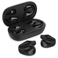 UrbanX QC3 True Wireless Earbuds Bluetooth Headphones Touch Control with Charging Case Stereo Earphones in-Ear Built-in Mic Headset Premium Deep Bass for LG G Pad IV 8.0 FHD - Black