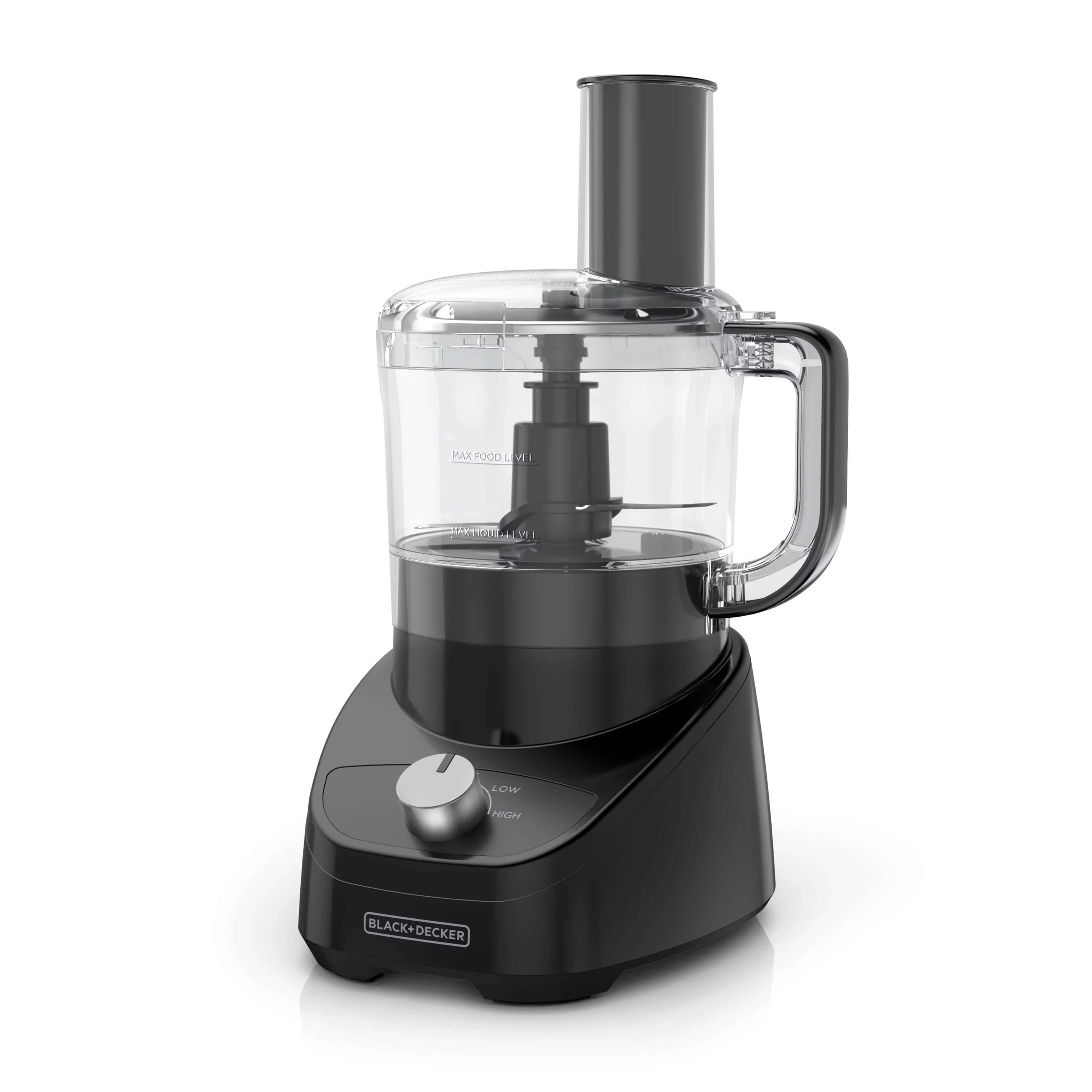 Black+Decker 3-in-1 Easy Assembly 8-Cup Food Processor, Black, FP4150B