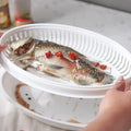 Microwave Steamer with Vented Lid Food Cook Tool Kitchen Cookers for Dumpling