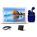 Restored Apple 13.3-inch MacBook Air Intel Core i5 1.3GHz 4GB RAM 128GB SSD Bundle: USA Essentials Bluetooth/Wireless Airbuds, Black Case, Wireless Mouse By Certified 2 Day Express (Refurbished)