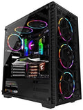 MUSETEX Phantom Black ATX Mid-Tower Desktop Computer Gaming Case (Black 903S6)