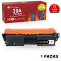 30A CF230A Toner for HP 30X CF230X Toner cartridges Laserjet Pro MFP M227fdn M227fdw M203dw M203dn M203d M227sdn M203 M227 Printer (Black, 1-Pack)