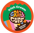 Crazy Cups Irish Cream Coffee Pods, Flavored Coffee Pods In Single Serve Cups Compatible With Keurig K Cups Machine, 22 Count