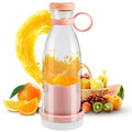 JLLOM Portable Personal Mini Juicer Cup - USB Rechargeable Blender for Smoothie Mixing On-the-Go