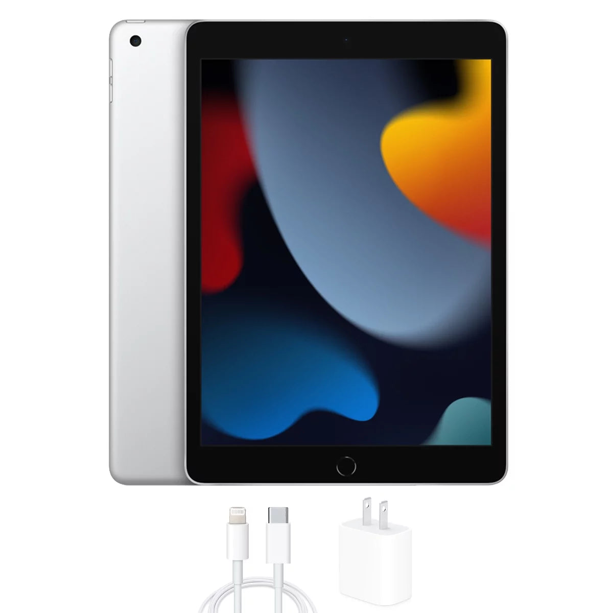 Restored Apple iPad 9 10.2 Tablet, 2021, 64GB, Wi-Fi only, Silver (Refurbished)