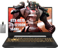 ASUS TUF F15 15.6 FHD Gaming Laptop, Intel Core i7-12700H, NVIDIA GeForce RTX 4070, 32GB RAM, 2TB SSD, RGB Keyboard, Numpad, Smart AMP Audio, Wi-Fi 6, Gray, Win 11 Pro, Hotface 32GB USB Card