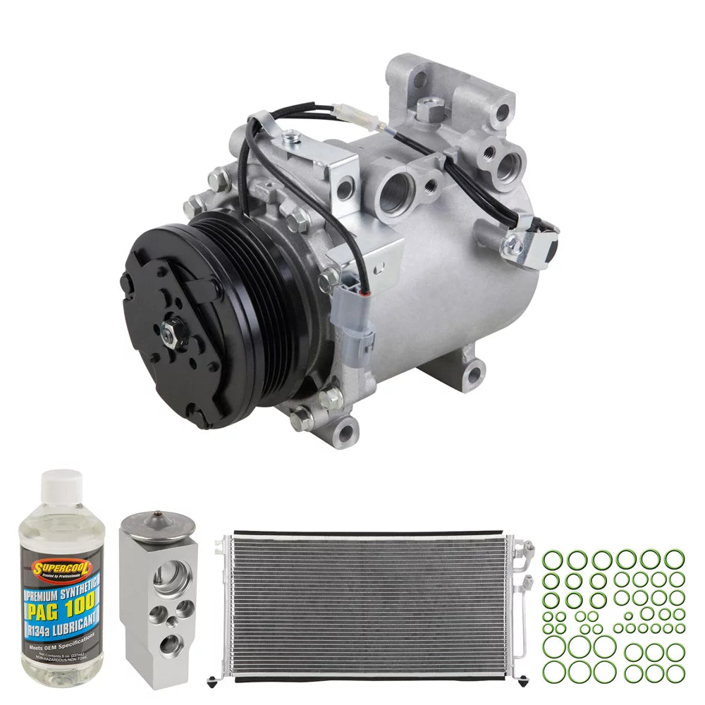 For Mitsubishi Lancer 2004-2006 A/C Kit w/ AC Compressor Condenser & Drier - Buyautoparts
