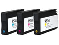 PrinterDash Replacement for OfficeJet Pro 251/276/8100/8600/8610/8620/8630/8640/8660 High Yield Inkjet Combo Pack (C/M/Y-1500 Page Yield) (NO. 951XL) (CR318BN)