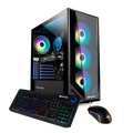 iBUYPOWER Gaming Desktop Tower, AMD Ryzen 7 3700X, 16GB RAM, GeForce RTX 2060, 480GB SSD, Windows 10, Black, Trace4 MR179A