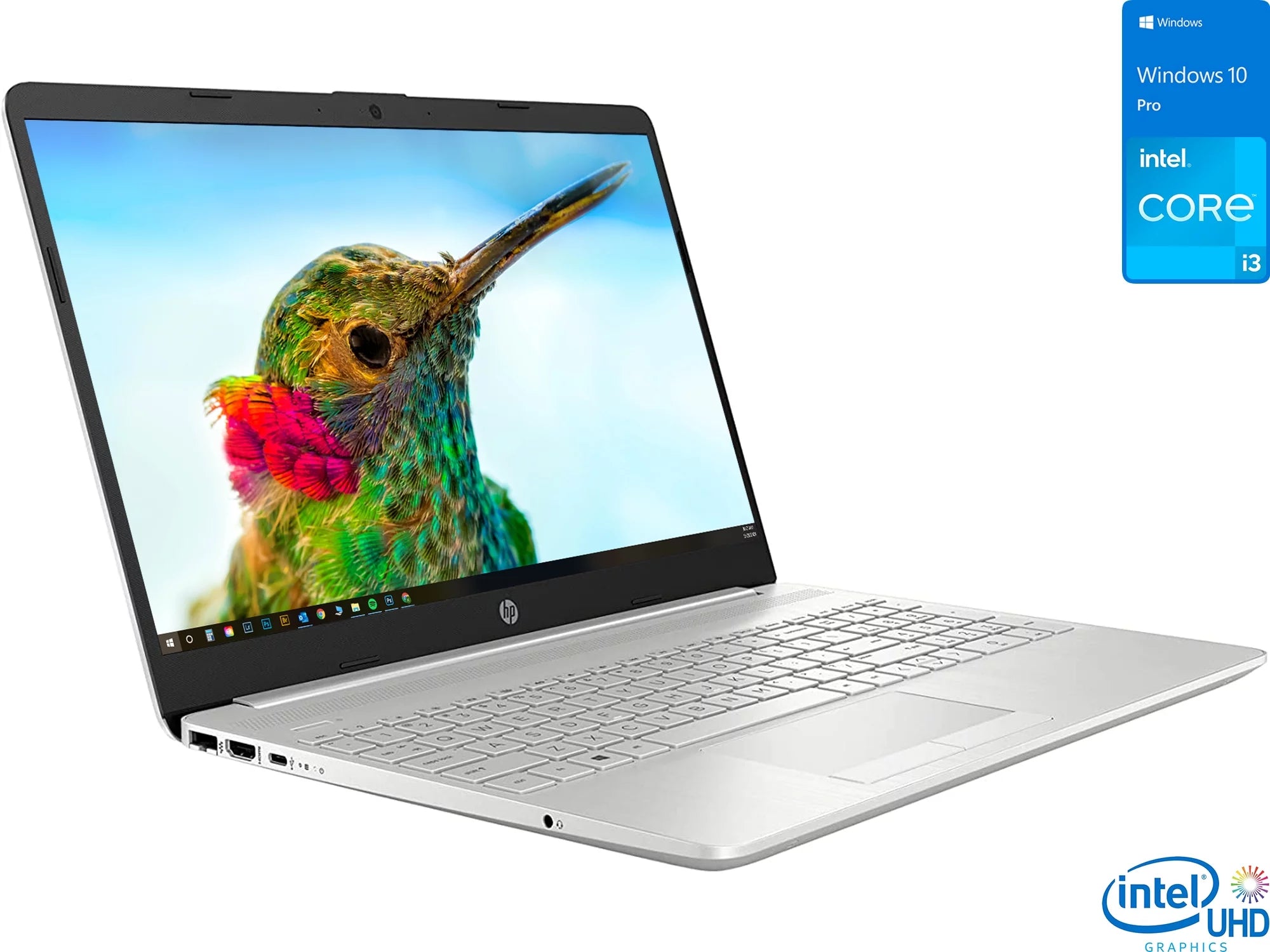 HP 15 Laptop, 15.6 IPS FHD Display, Intel Core i3-1115G4 Upto 4.1GHz, 16GB RAM, 1TB NVMe SSD, HDMI, Card Reader, Wi-Fi, Bluetooth, Windows 10 Pro S