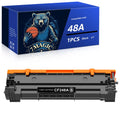 HaloFox Compatible Toner for HP 48A CF248A 248 A toner cartridge for Pro M15w M15a M16a M16w MFP M29w M29a M28a M28w Printer,1 Black