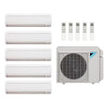 Daikin 52,000 Btu 20.2 Seer 5-Zone Mini Split Heat Pump System - 7K-9K-9K-9K-18K - 5MXS48TV-CTXS07LV-(3) FTXS09LV-FTXS18LV