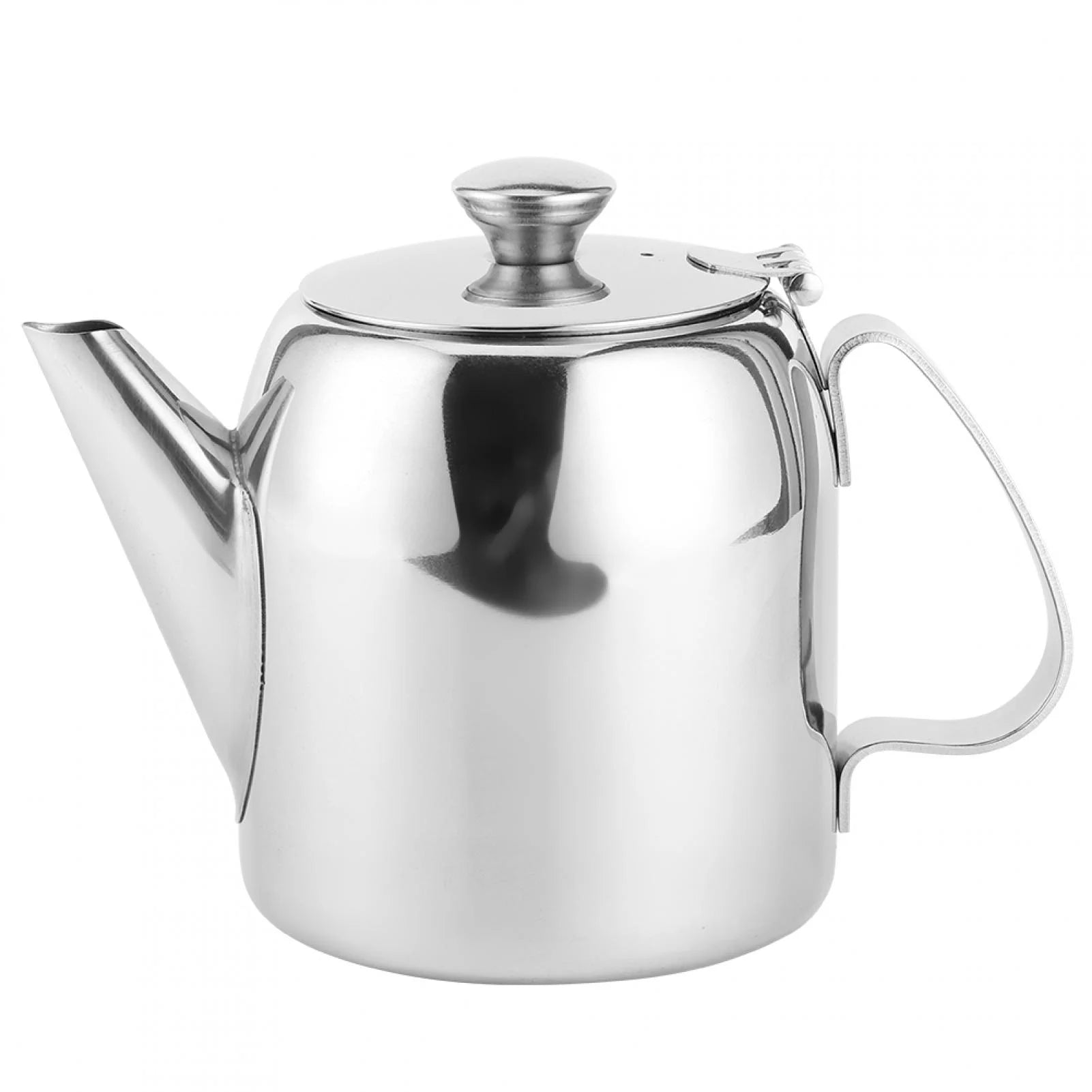 Coffee Pot Stainless Steel Teapot Kettle Durable Short Spout Cold Water Jug for Hotel Restaurant Use (500 ml)