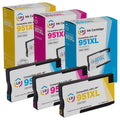 LD Products Replacement Ink Cartridges Compatible with HP 951XL High Yield (Cyan, Magenta, Yellow, 3-Pack) HP951XL / HP-95/ HP95XL / HP95/ HP 95XL / HP951XL / HP95XL