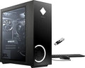 HP Latest OMEN 30L Gaming Desktop AMD Ryzen 5 5600G 6-Core CPU NVIDIA GeForce RTX 3060 (12GB GDDR6) 16GB XMP RGB Lighting DDR4 1TB SSD + 2TB HDD Tempered Glass Side Panel w/RATZK 32GB USB Drive