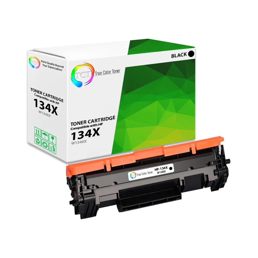 TCT Compatible High Yield Toner Cartridge Replacement for the HP 134X Series - 1 Pack Black