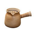 Tongina Ceramic Teapot with Side Handle Loose Leaf Tea Pot Boiling Hot Water Tea Maker Kettle Stovetop for Outdoor Home Picnic Hiking