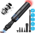 EQUIPD Handheld Vacuum 13000PA Powerful Car Vacuum Cleaner High Power Cordless Rechargeable Portable Mini Vacuum with LED SOS Light Small Hand Held Vacuuming Cordless Dust Busters (Black)