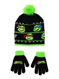 Teenage Mutant Ninja Turtles Boys Cold Weather Beanie Hat and Gloves Set, 2-Piece, One Size Fits Most