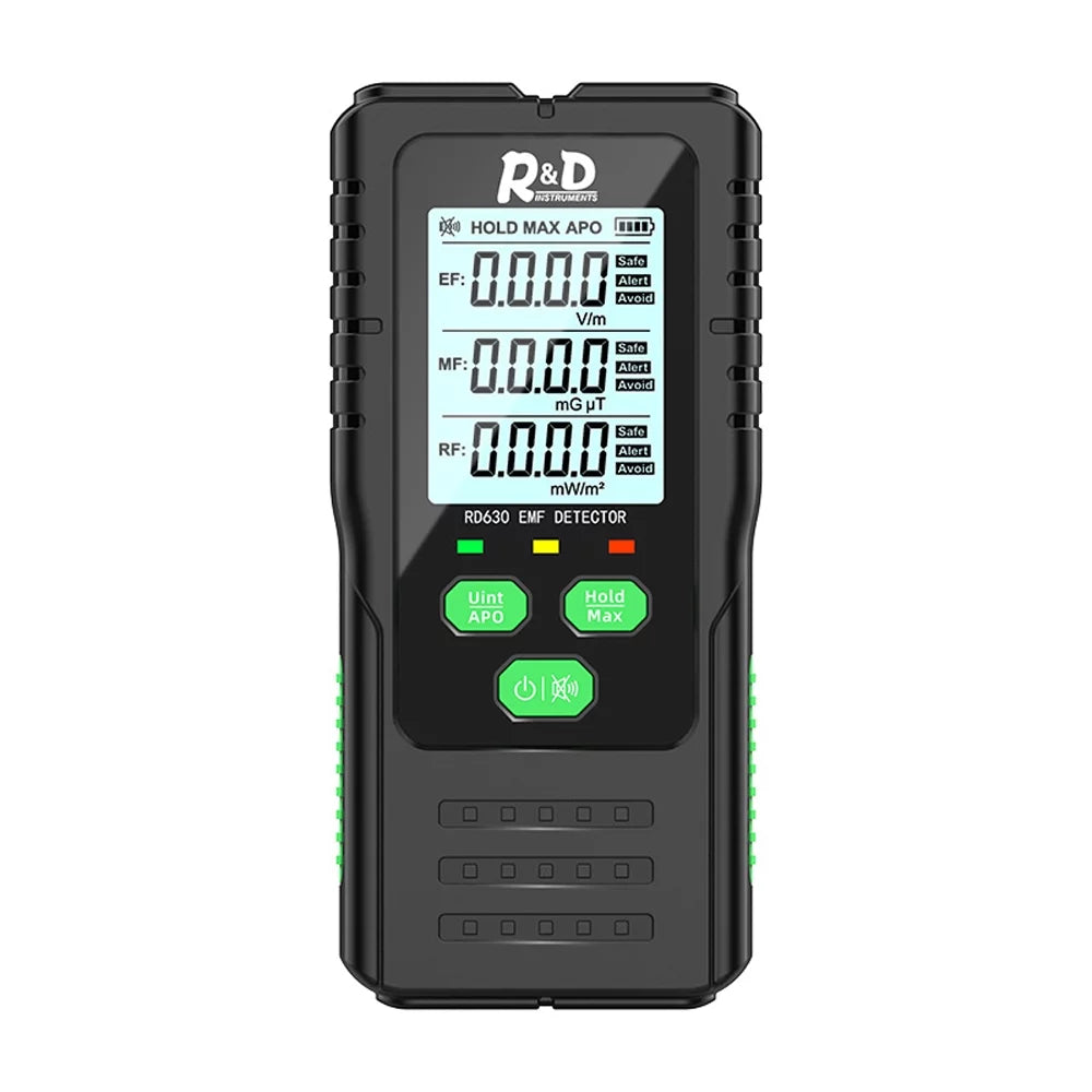 Moobody RF Radiation Detector Handheld Electromagnetic Radiation Tester Portable EMF Meter