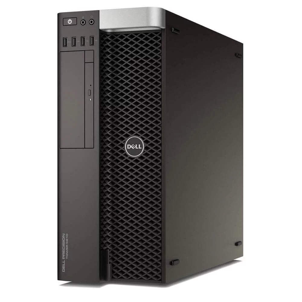 Used Dell Precision 5810 AutoCAD Workstation E5-1620 V3 4 Cores 8 Threads 3.5Ghz 16GB 500GB NVMe 2TB Quadro K2200 Win 10 Pro