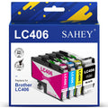 LC406XL Ink Cartridges LC406 LC406 XL High Yield Ink Cartridges Replacement for Brother MFC-J4335DW MFC-J4535DW, MFC-J5855DW,MFC-J6555DW, MFC-J6955DW Printer (4 Pack)