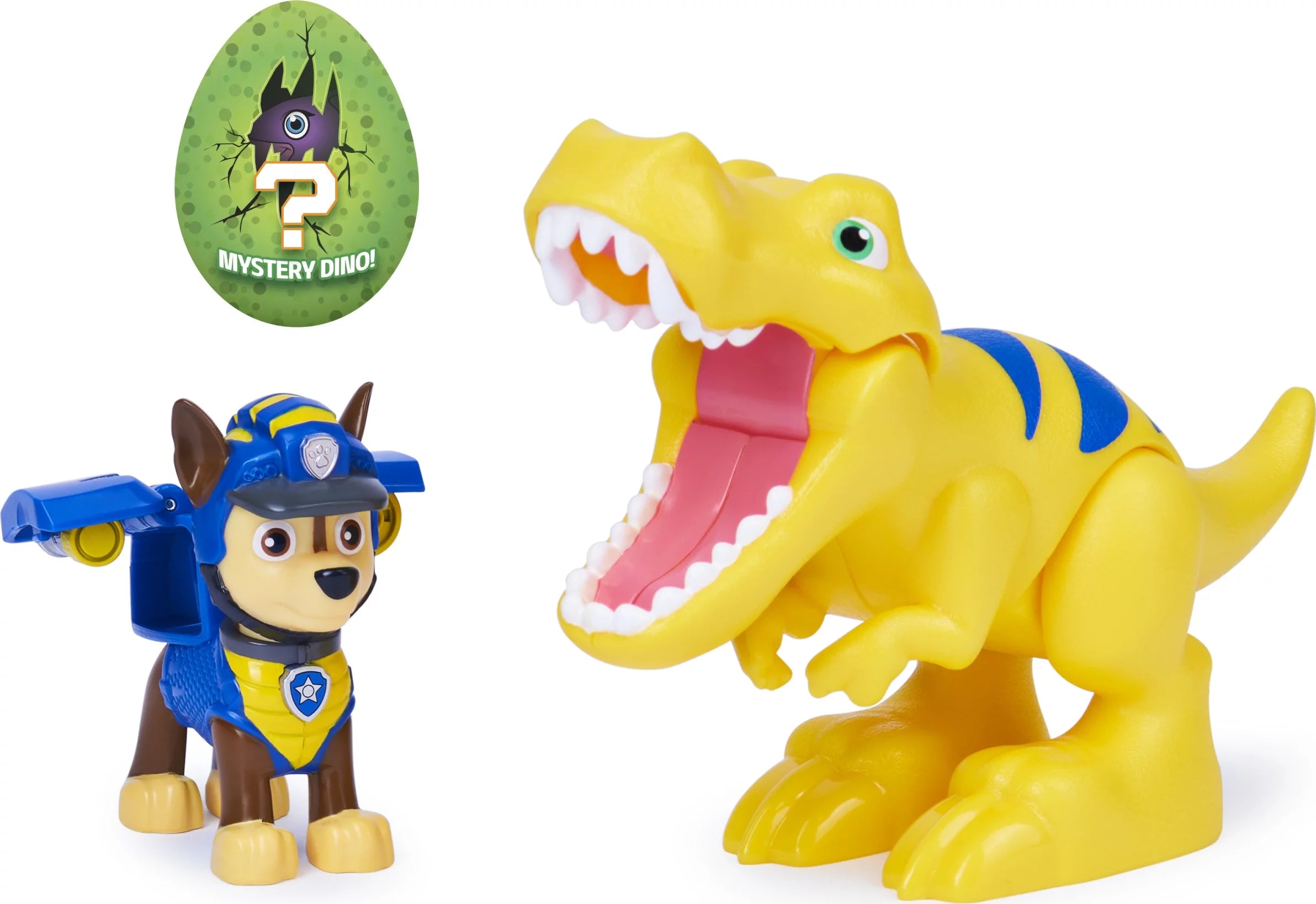 PAW Patrol, Dino Rescue Chase and Dinosaur Action Figure Set, for Kids Aged 3 and up