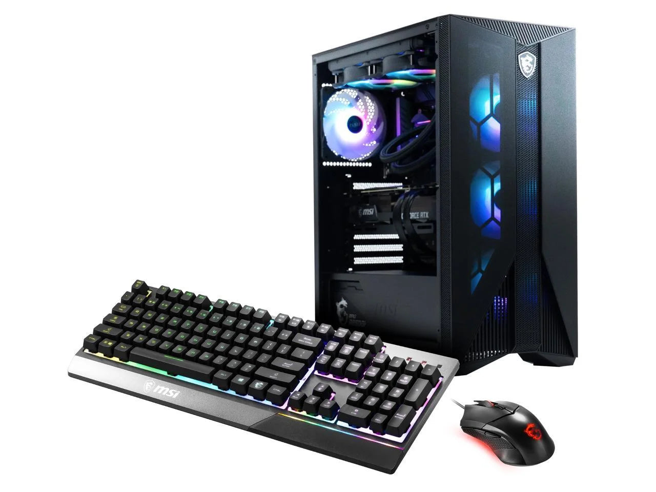 MSI Gaming Desktop Aegis RS 14NUF9-626US Intel Core i9 14th Gen 14900KF (3.20GHz) 32GB DDR5 2 TB PCIe SSD NVIDIA GeForce RTX 4070 Ti Windows 11 Home 64-bit