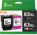 Remanufactured Ink Cartridge Replacement for HP 63XL 63 XL for Envy 4520 4512 4516 OfficeJet 3830 4650 4652 4655